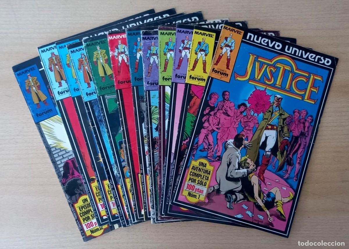C&oacute;mics: JUSTICE - FORUM / COLECCI&Oacute;N COMPLETA (12 N&Uacute;MEROS) - Foto 1