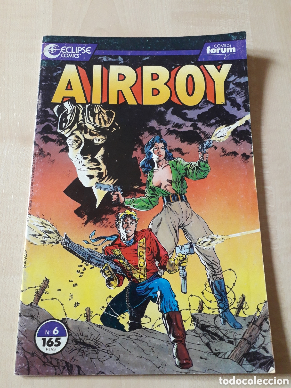 Comics: Airboy num 6. Eclipse. Ed f&oacute;rum
