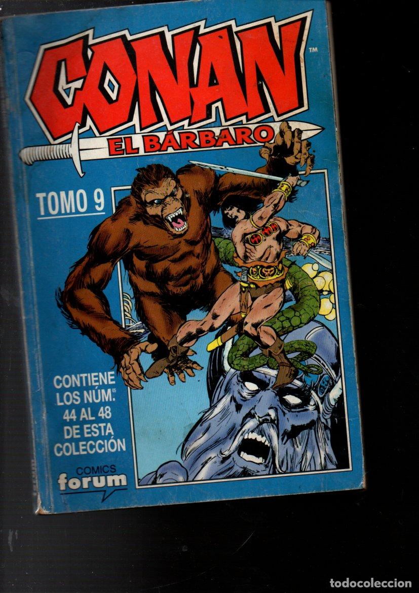 C&oacute;mics: CONAN EL BARBARO. TOMO 9. CONTIENE LOS NUMEROS: 44 AL 48.. COMICS FORUM - Foto 1