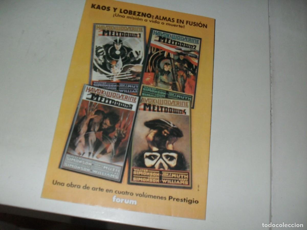 C&oacute;mics: X-MEN N&ordm; 3,(DE 40)SECUELAS,.FORUM,A&Ntilde;O 1992 - Foto 2