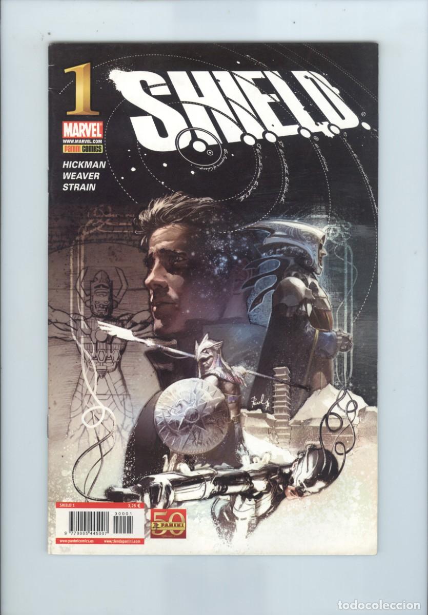 C&oacute;mics: Panini. Shield. S.h.i.e.l.d. 1. Hickman. Weawer. Strain. - Foto 1