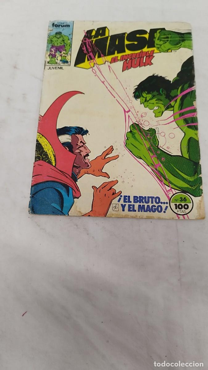 C&oacute;mics: Antiguo c&oacute;mic,La Masa el incre&iacute;ble Hulk N&deg;36.comics forum marvel - Foto 1
