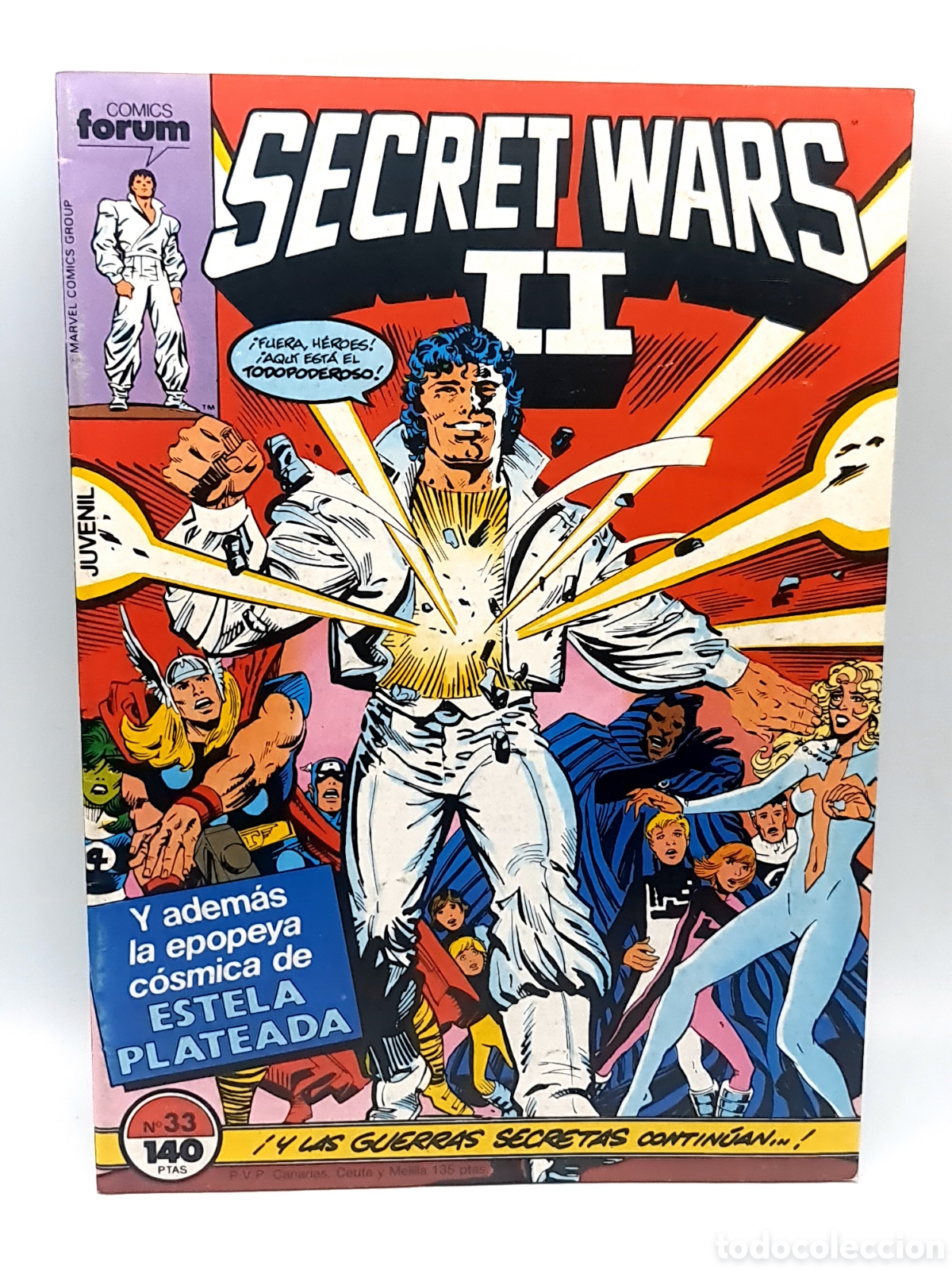 C&oacute;mics: CASI EXCELENTE ESTADO SECRET WAR 33 VOL1 FORUM COMICS GRAPA VOL.1
