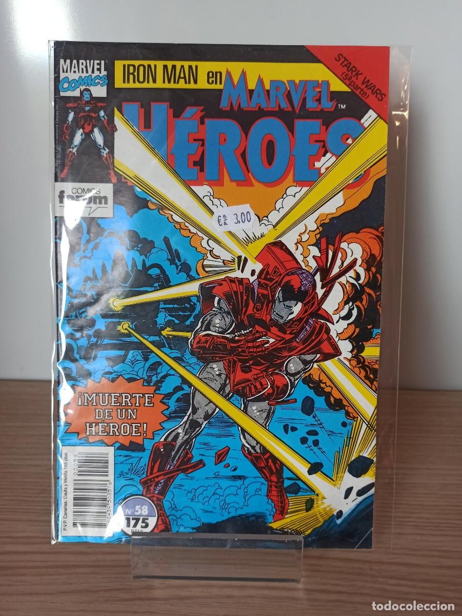 C&oacute;mics: IRON MAN MARVEL HEROES &rdquo;&iexcl;Muerte de un h&eacute;roe!&rdquo; (Ed. Comics F&oacute;rum) N&ordm; 58 - Foto 1