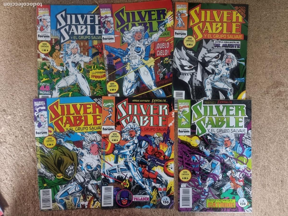 C&oacute;mics: Silver Sable y el Grupo Salvaje.Completa.6 Comics.Marvel.Forum - Foto 1