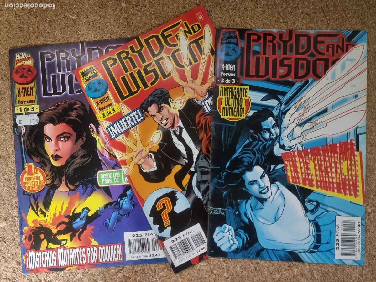 C&oacute;mics: Pryde y Wisdom.Completa 3 Comics.Marvel.Forum - Foto 1