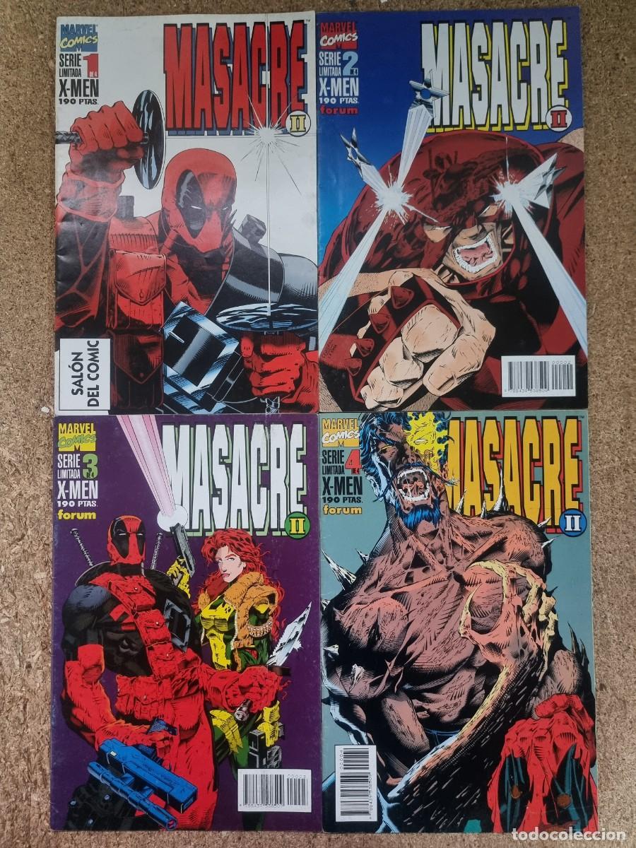 C&oacute;mics: Masacre.Vol.II.Completa 4 Comics.Marvel.Forum - Foto 1