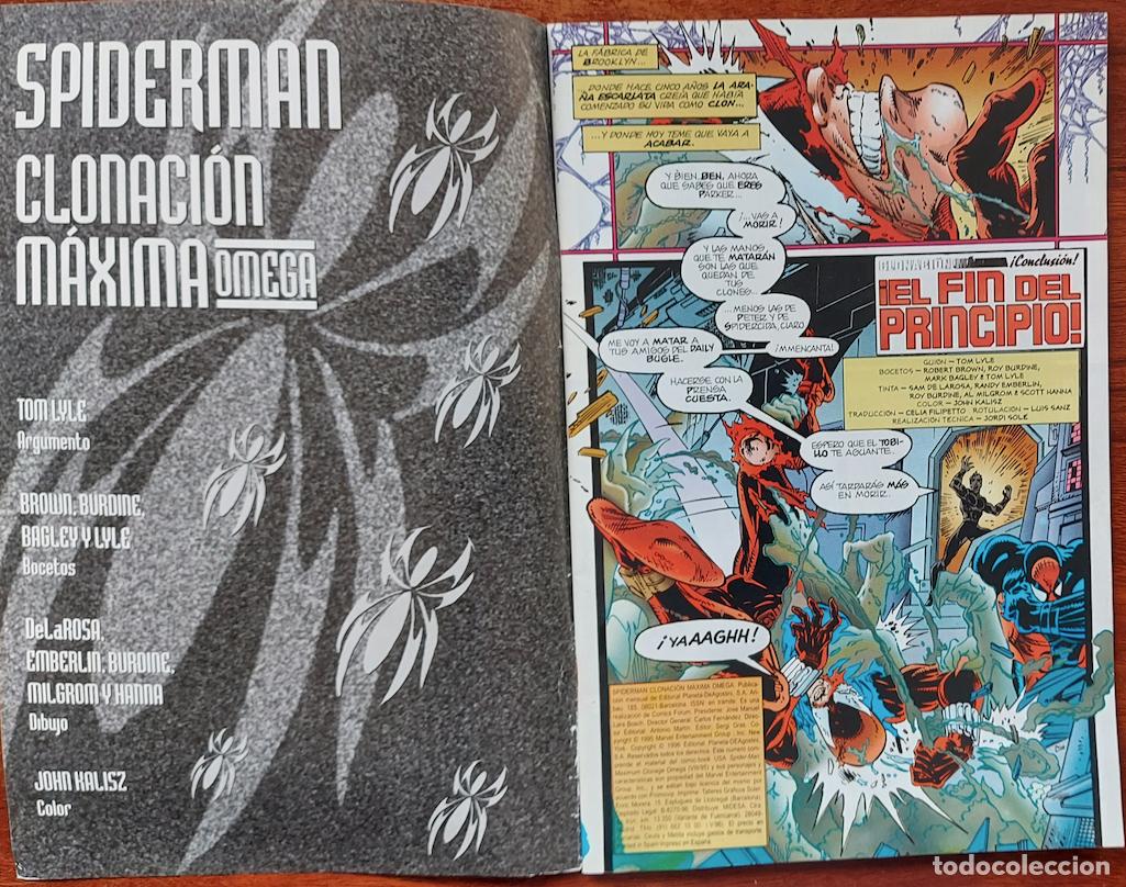 C&oacute;mics: Spiderman Clonaci&oacute;n M&aacute;xima Omega - C&oacute;mics Forum 1996 - Foto 3