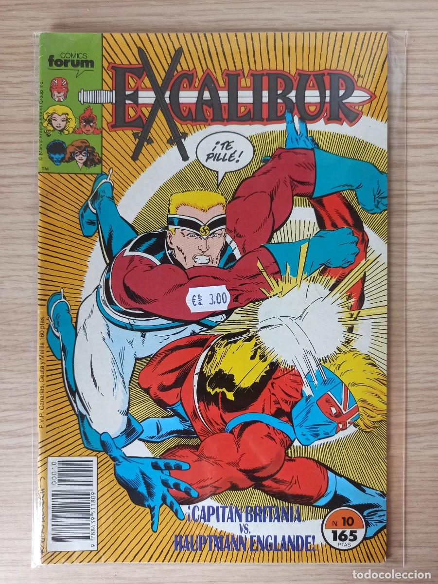 Comics: EXCALIBUR &rdquo;&iexcl;Capit&aacute;n Britania vs Hauptmann Englande!&rdquo; (Ed. Comics F&oacute;rum) N&ordm; 10
