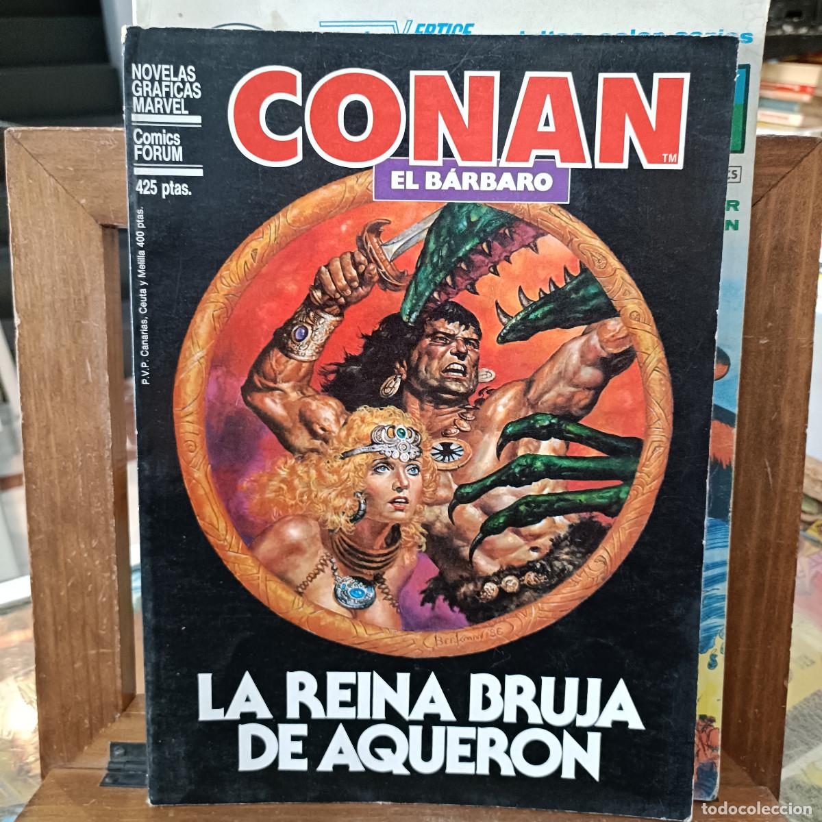 C&oacute;mics: Conan El B&aacute;rbaro - Conan y La Reina Bruja de Aquer&oacute;n - Comics Forum 1986 - Foto 1