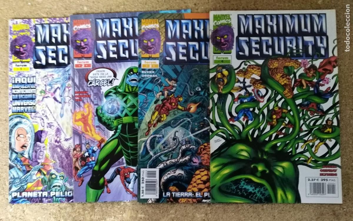 Comics: Maximum Security.Completa 4 comics.Marvel.Forum