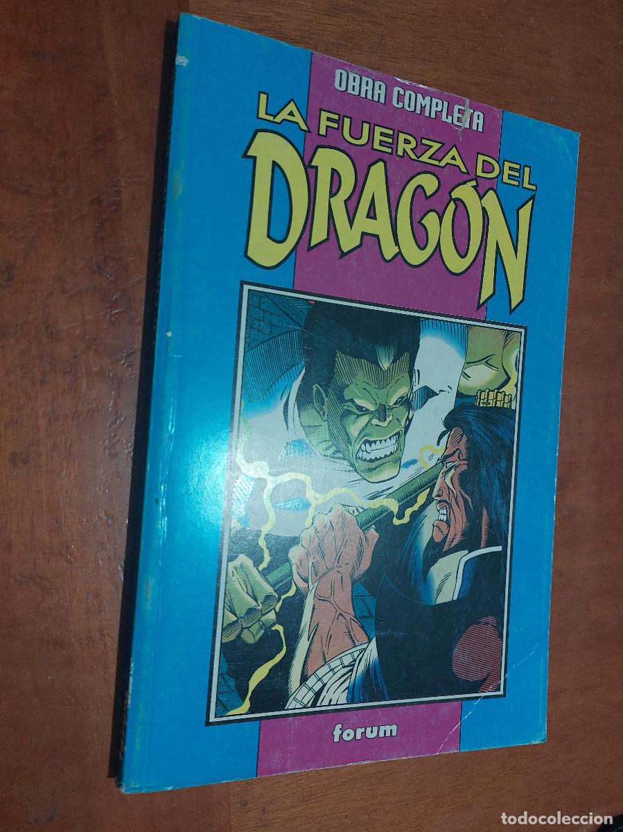 C&oacute;mics: LA FUERZA DEL DRAG&Oacute;N /RETAPADO CON 4 N&Uacute;MEROS OBRA COMPLETA / FORUM. BUEN ESTADO