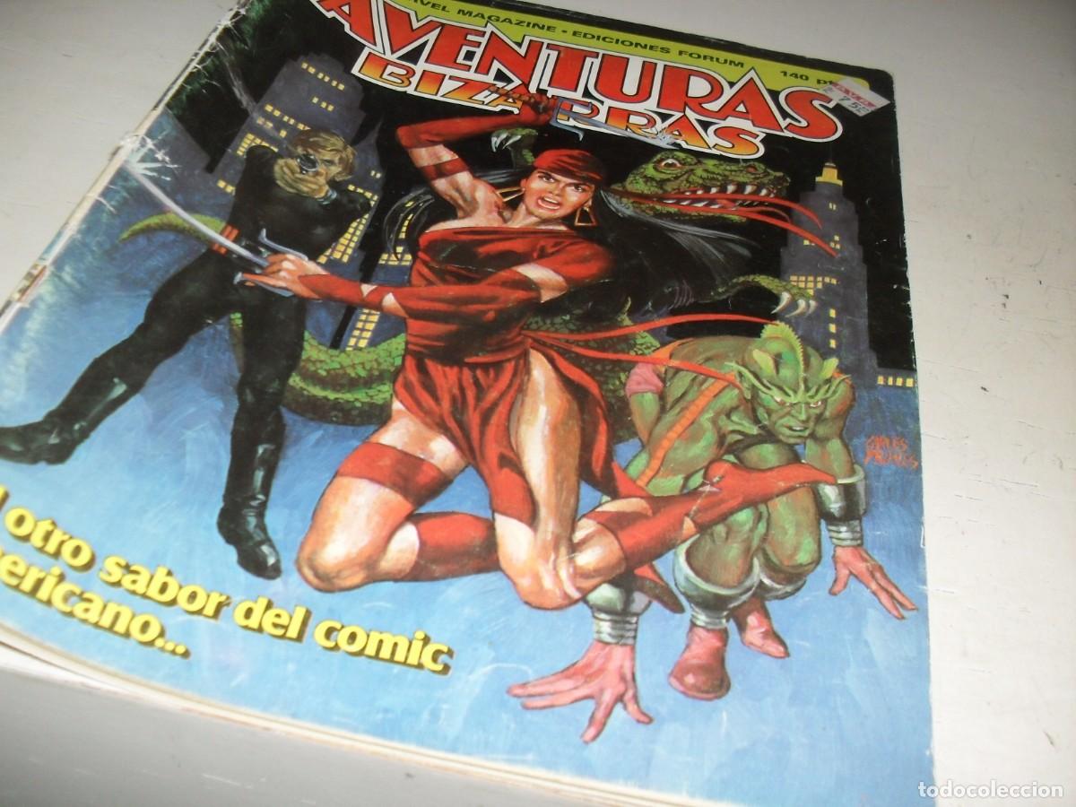 Comics: AVENTURAS BIZARRAS 3(SOLO LA CUBIERTA),CON ELECTRA,DIBUJADA POR CARLOS PRUNES.FORUM,1984