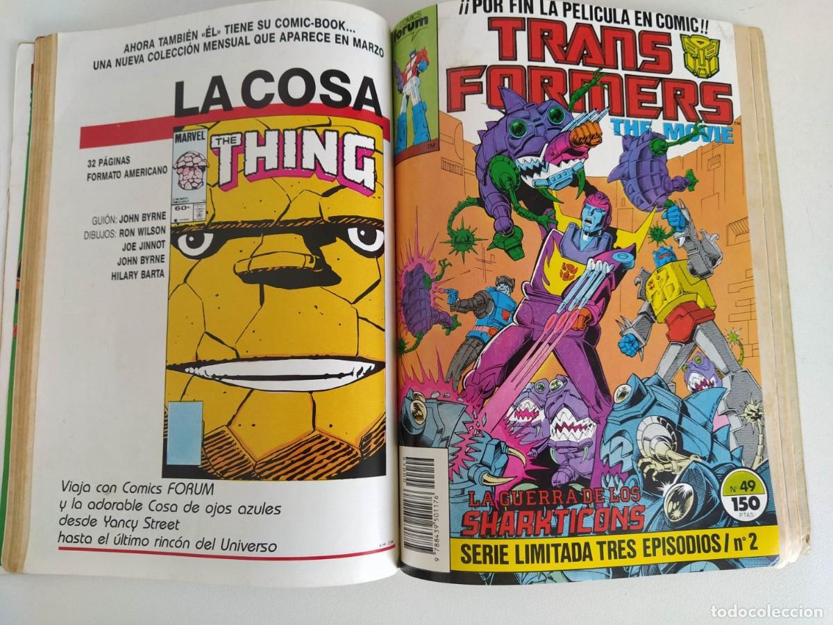 C&oacute;mics: TRANSFORMERS / ROM RETAPADO # 10 - N&ordm;s 47 al 50 ~ MARVEL / FORUM (1985) - Foto 5