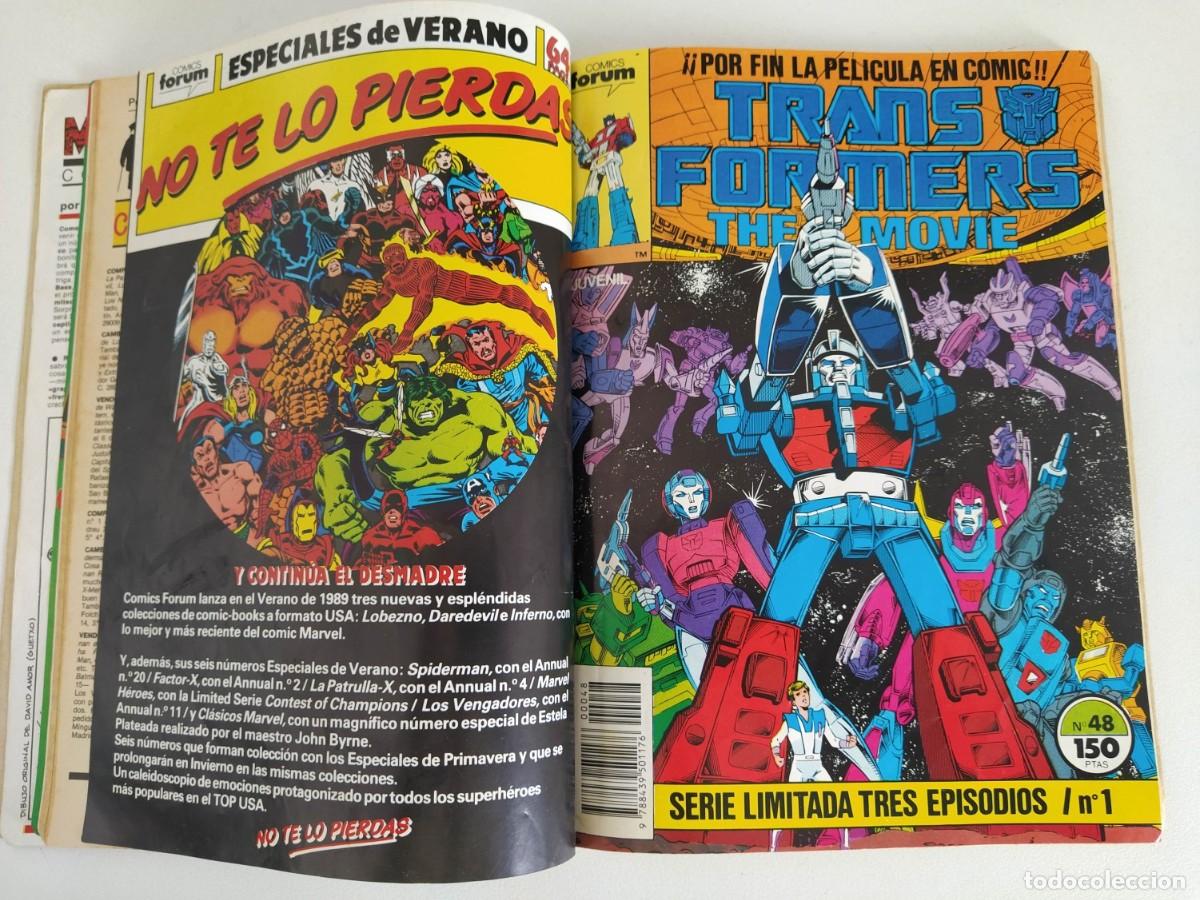 C&oacute;mics: TRANSFORMERS / ROM RETAPADO # 10 - N&ordm;s 47 al 50 ~ MARVEL / FORUM (1985) - Foto 6