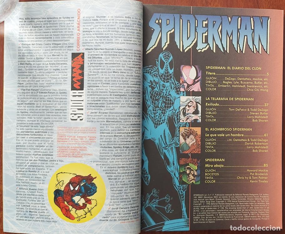 C&oacute;mics: Spiderman Vol. 2 N&ordm; 17 - Exiliado - C&oacute;mics Forum 1996 - Foto 3