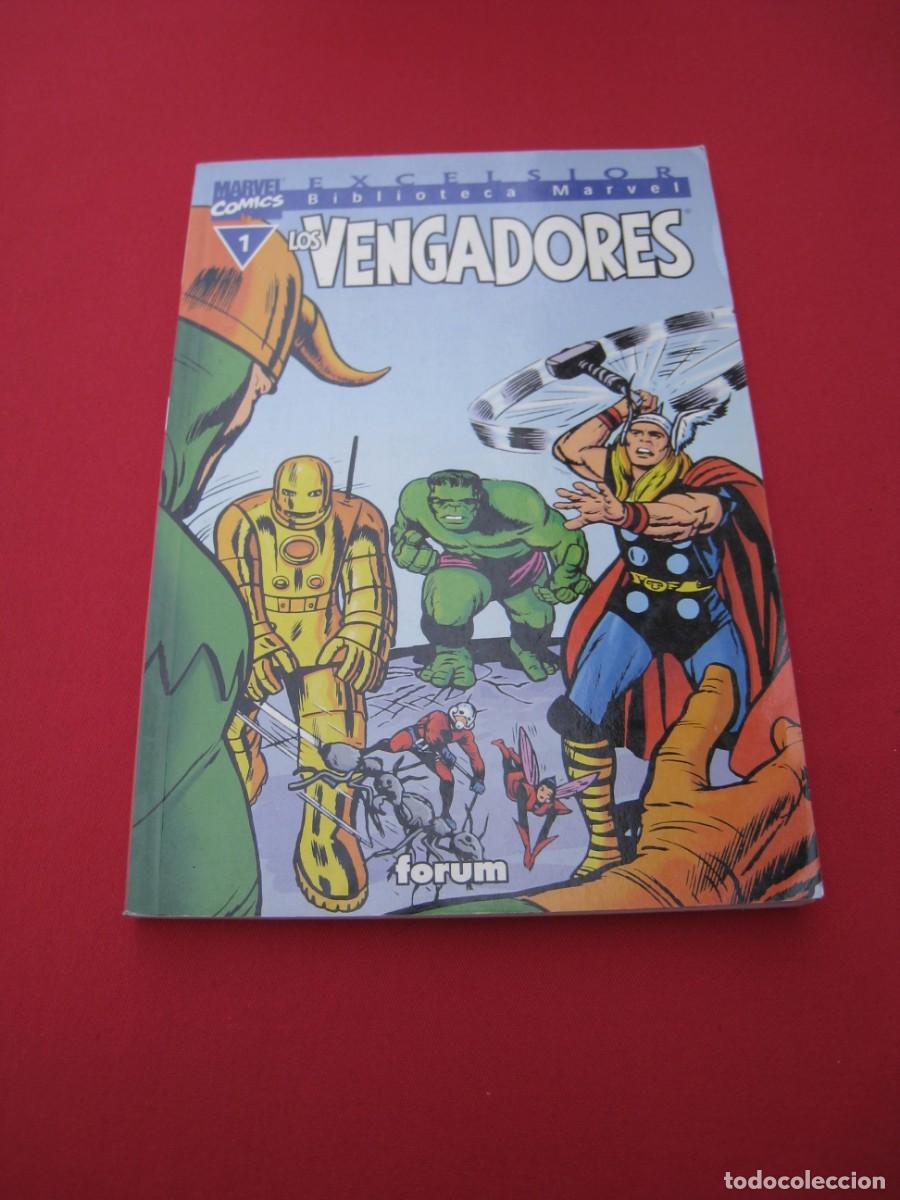 C&oacute;mics: BIBLIOTECA MARVEL - LOS VENGADORES - N&ordm; 1 - FORUM. - Foto 1