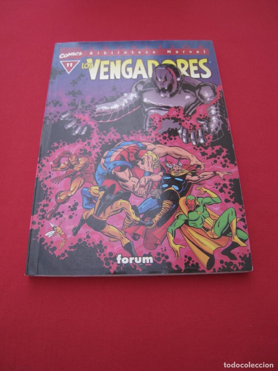 C&oacute;mics: BIBLIOTECA MARVEL - LOS VENGADORES - N&ordm; 11 - FORUM. - Foto 1