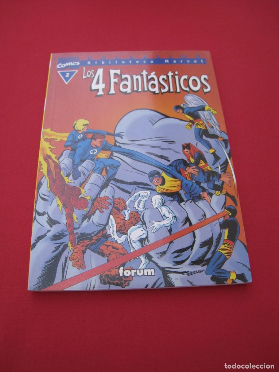 C&oacute;mics: BIBLIOTECA MARVEL - LOS 4 FANTASTICOS - N&ordm; 2 - FORUM. - Foto 1