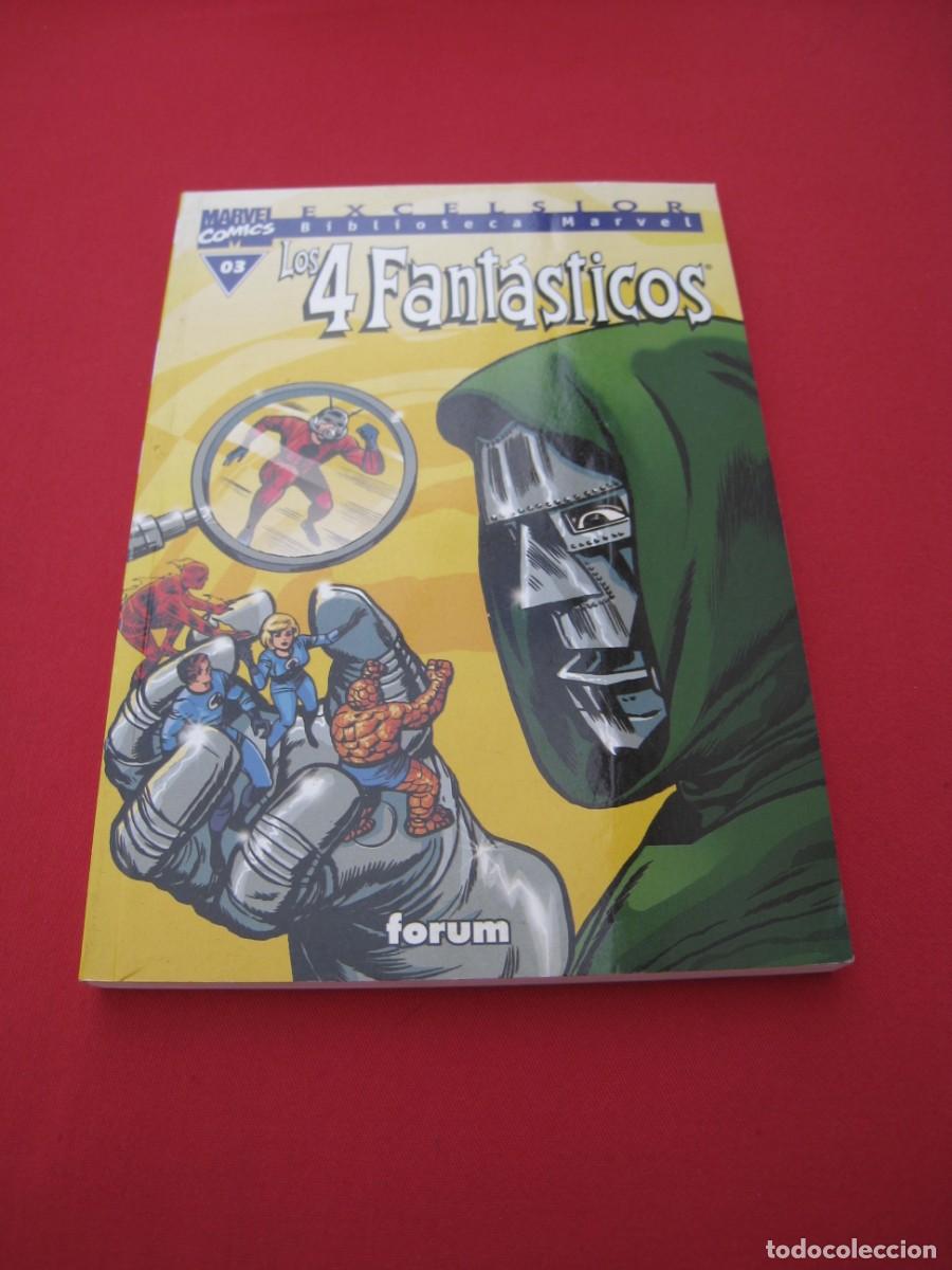 C&oacute;mics: BIBLIOTECA MARVEL - LOS 4 FANTASTICOS - N&ordm; 3 - FORUM. - Foto 1