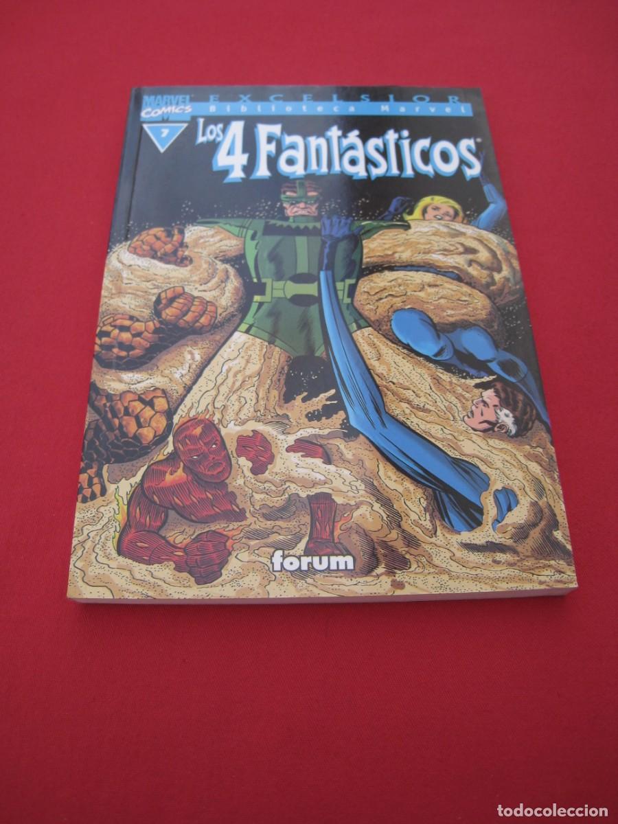 C&oacute;mics: BIBLIOTECA MARVEL - LOS 4 FANTASTICOS - N&ordm; 7 - FORUM. - Foto 1