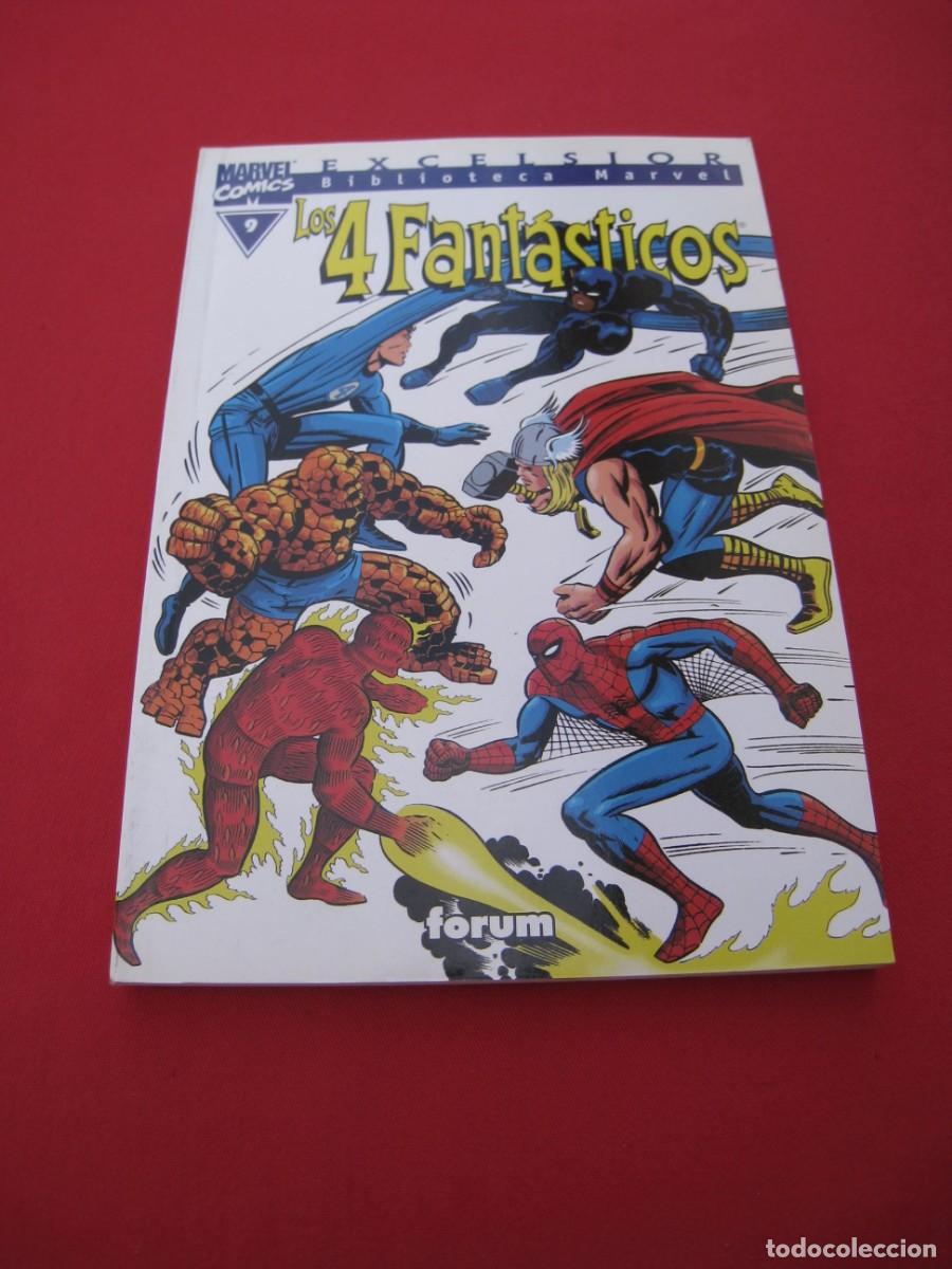 C&oacute;mics: BIBLIOTECA MARVEL - LOS 4 FANTASTICOS - N&ordm; 9 - FORUM. - Foto 1