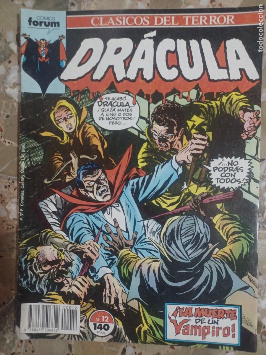 C&oacute;mics: CL&Aacute;SICOS DEL TERROR - DRACULA - N&ordm; 12 - Foto 1