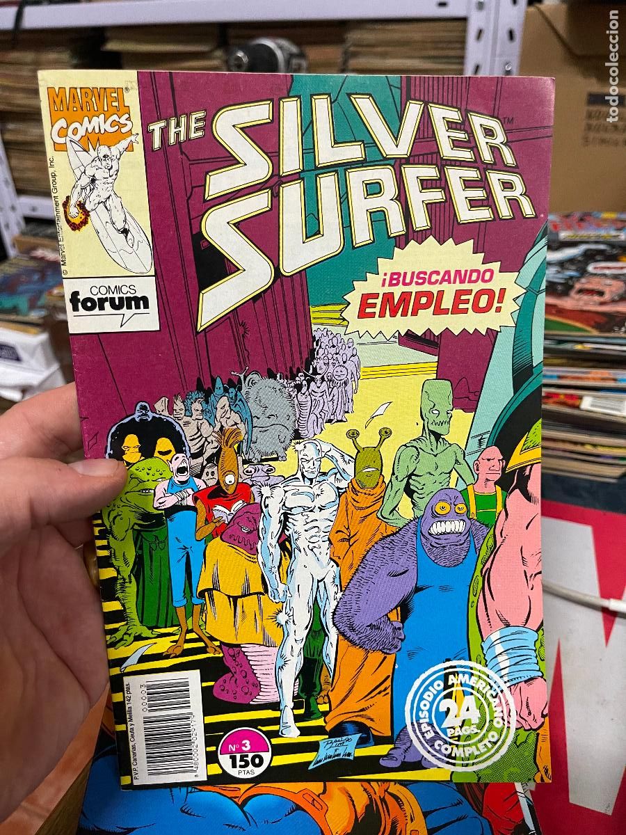 C&oacute;mics: SILVER SURFER NUMERO 3 MUY BUEN ESTADO - Foto 1
