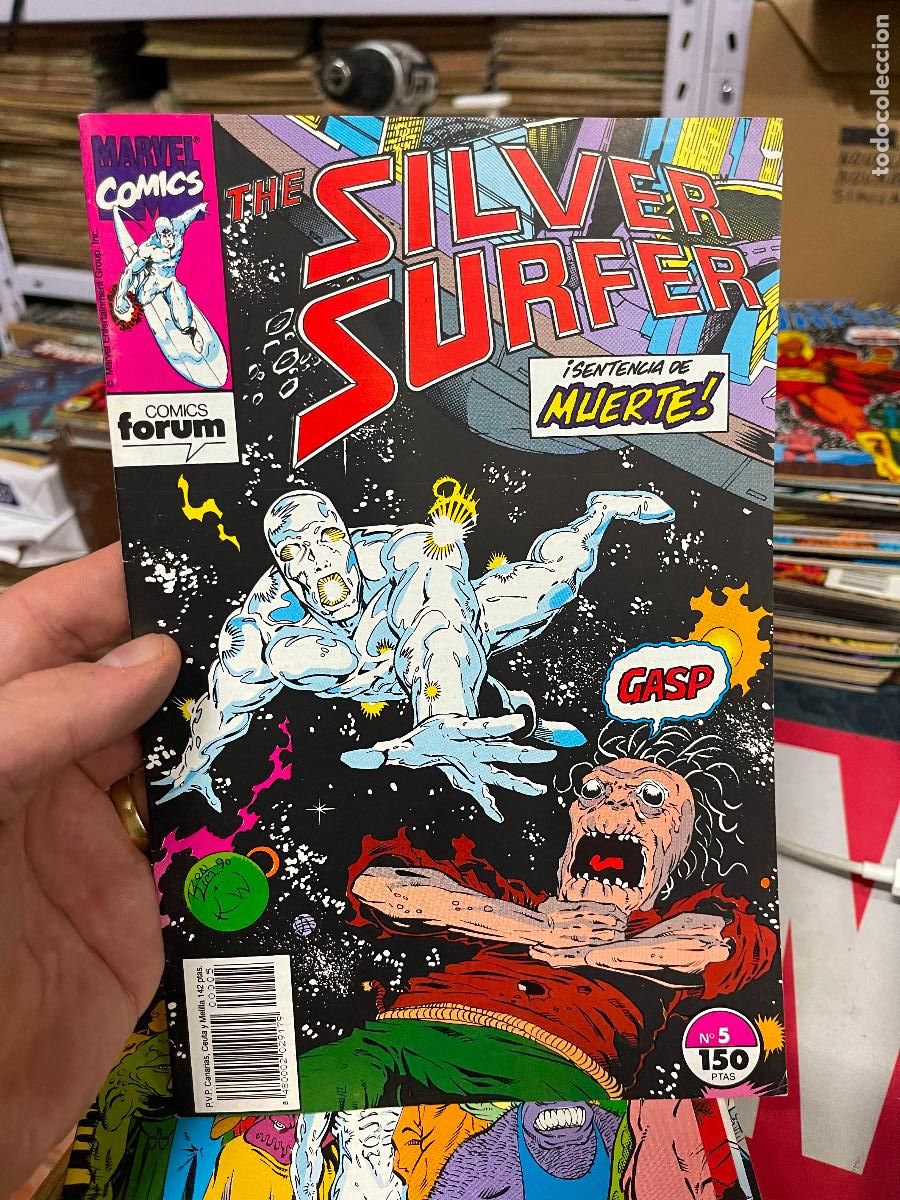 C&oacute;mics: SILVER SURFER NUMERO 5 MUY BUEN ESTADO - Foto 1