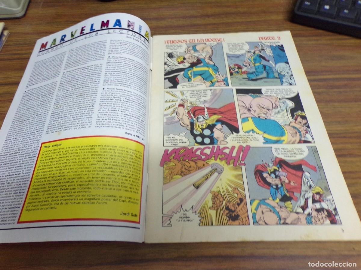 C&oacute;mics: MARVEL TWO-IN-ONE PRESENTA. CAPIT&Aacute;N AM&Eacute;RICA THOR. N&ordm; 57. FORUM - Foto 2