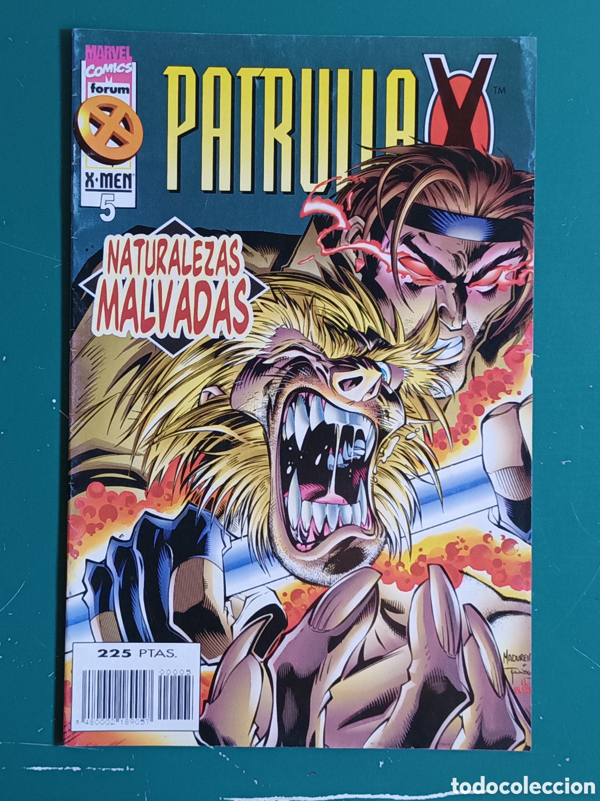 C&oacute;mics: Patrulla X Vol 2 N&ordm; 5 FORUM - MARVEL 1996 Dientes de Sable - Foto 1