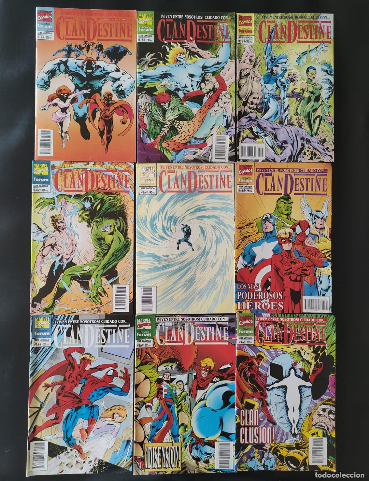 C&oacute;mics: CLANDESTINE COMPLETA NUEVE NUMEROS - Foto 1