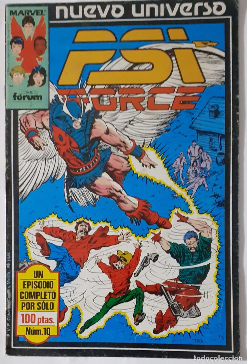 Comics: PSI-FORCE-NUEVO UNIVERSO MARVEL-FORUM- N&ordm; 10 -ROMEO THANGAL-1988-CASI BUENO-DIF&Iacute;CIL-LEA-0234