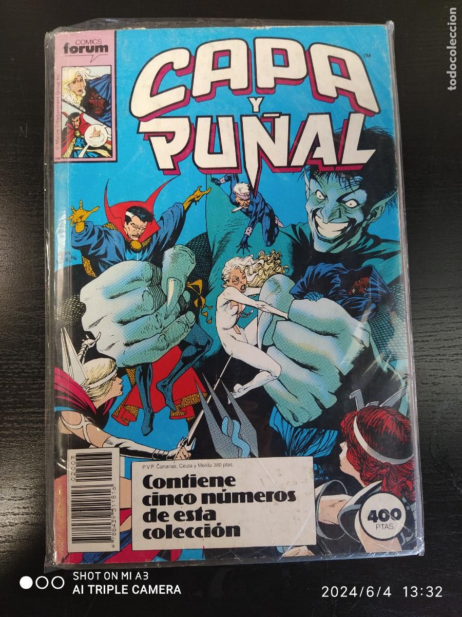 C&oacute;mics: CAPA Y PU&Ntilde;AL. RETAPADO. NUMS 11 AL 15. FORUM - Foto 1