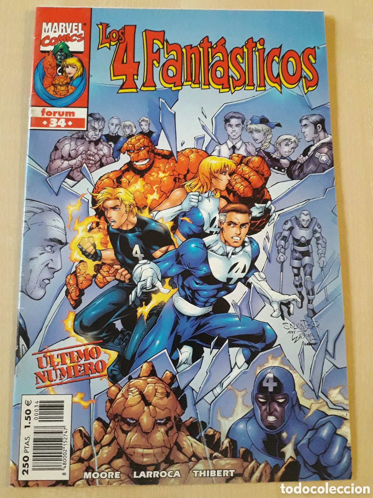 C&oacute;mics: Los 4 fantasticos num 34. &iexcl; &Uacute;ltimo! - Foto 1