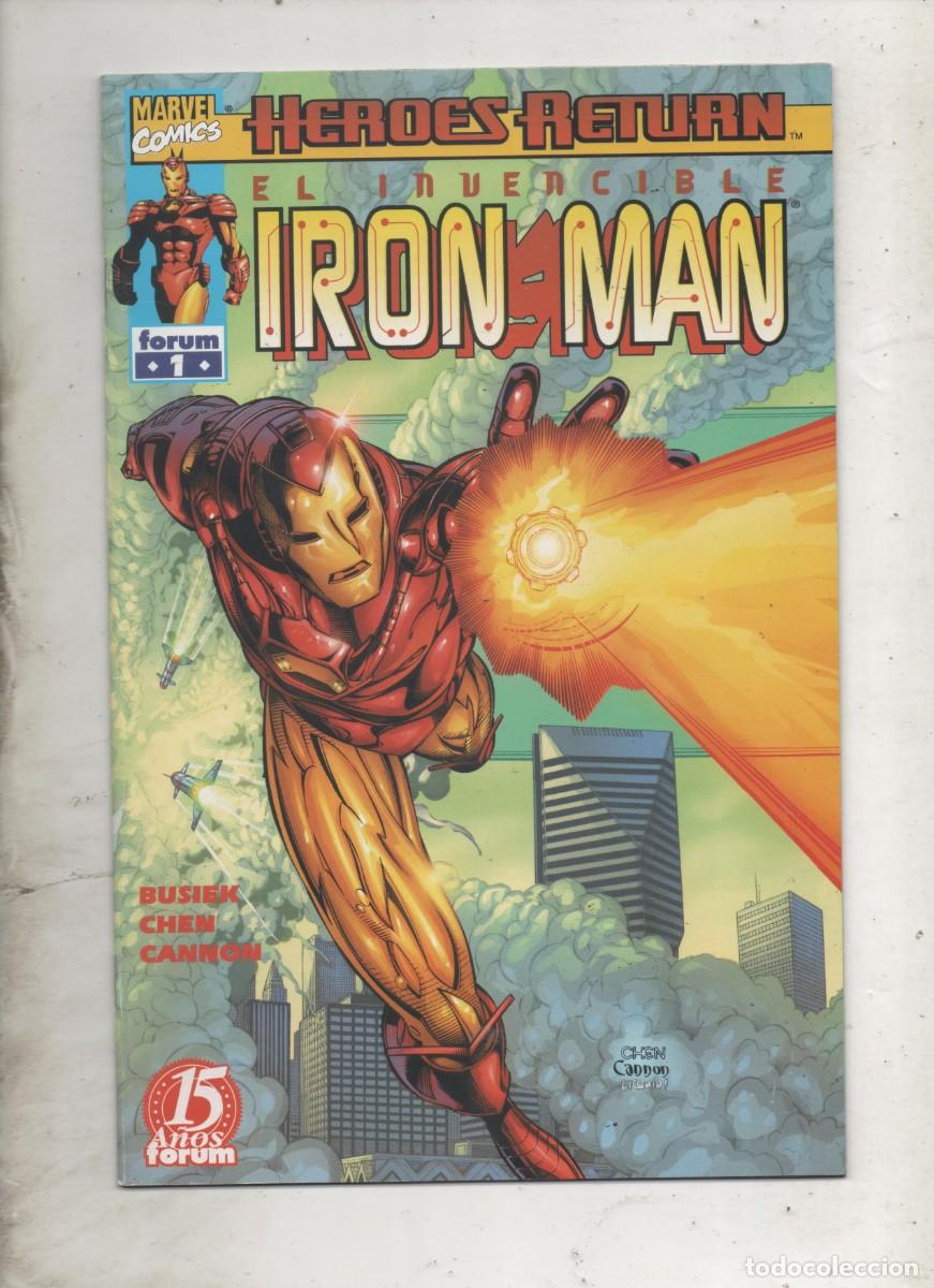 C&oacute;mics: EL INVENCIBLE IRON MAN - VOL.4 - N&ordm; 1 - HEROES RETURN - FORUM -e2 - Foto 1