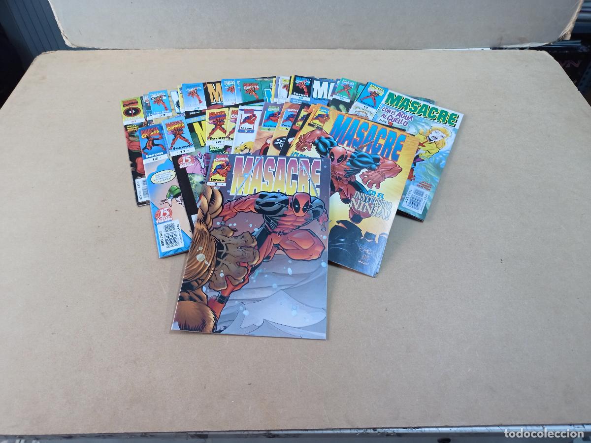 C&oacute;mics: MASACRE - DEL 1 AL 31 - COMPLETA - MUY BUEN ESTADO - Foto 1