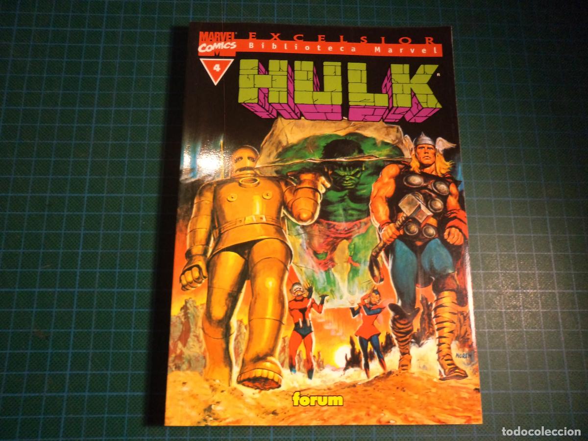 C&oacute;mics: Biblioteca Marvel. Hulk. N&ordm; 4. Forum. Muy buen estado. - Foto 1