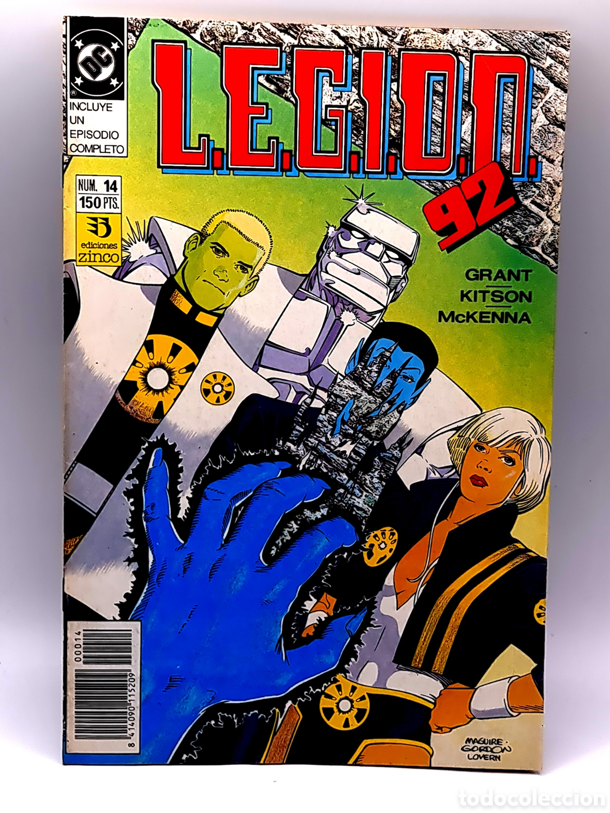 C&oacute;mics: EXCELENTE ESTADO LEGION 92 NUMERO 14 DC GRAPA ZINCO - Foto 1