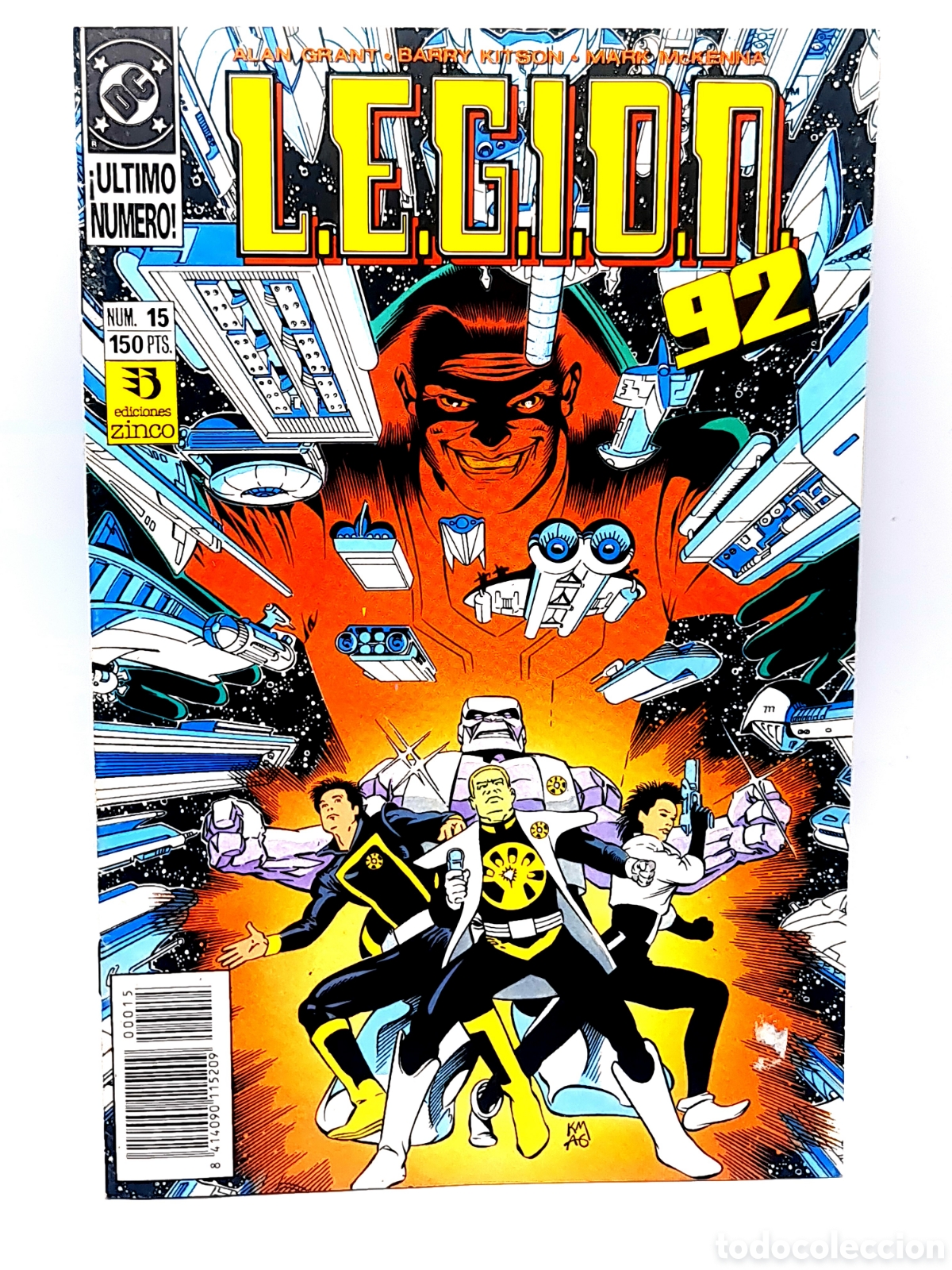 C&oacute;mics: EXCELENTE ESTADO LEGION 92 NUMERO 15 DC GRAPA ZINCO - Foto 1