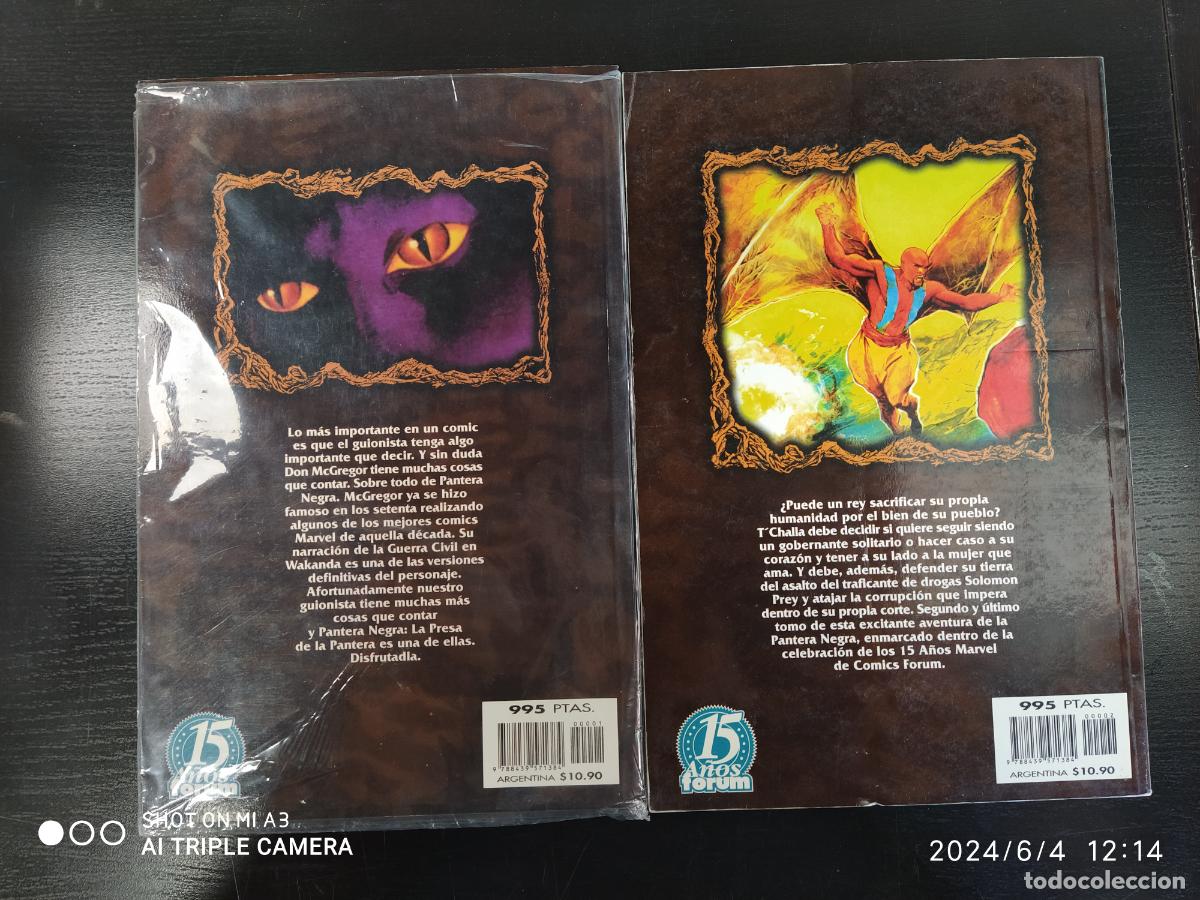 C&oacute;mics: PANTERA NEGRA: LA PRESA DE LA PANTERA TOMO N&ordm; 1 y 2 -COMPLETA - Foto 2