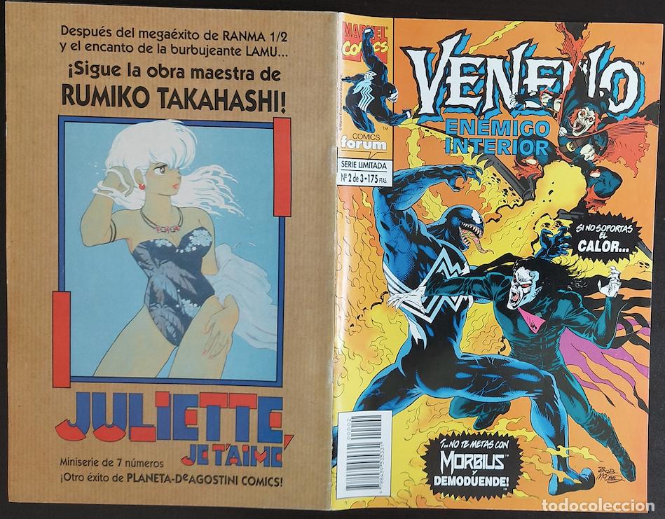 C&oacute;mics: Veneno Enemigo Interior n&ordm; 2 de 3 - Comics Forum 1994 - Foto 2