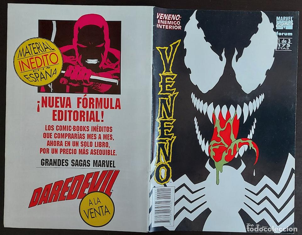 C&oacute;mics: Veneno Enemigo Interior n&ordm; 1 de 3 - Comics Forum 1994 - Foto 2