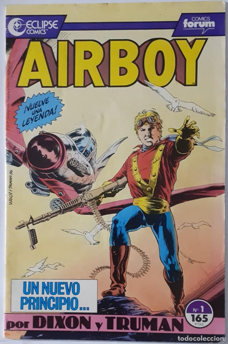 Comics: AIRBOY-ECLIPSE C&Oacute;MICS-FORUM- N&ordm; 1 -UN NUEVO PRINCIPIO...-T.TRUMAN-YEATES-1990-BUENO-DIF&Iacute;CIL-LEA-0254
