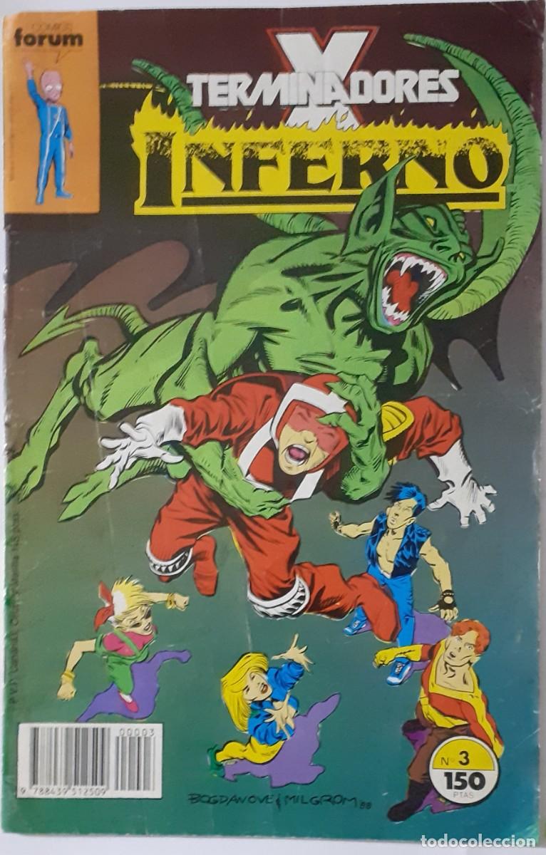 Comics: INFERNO-FORUM- N&ordm; 3 -X-TERMINADORES-1989-J.BOGDANOVE-MILGROM-B.SIENKIEWICZ-CORRECTO-LEA-0255