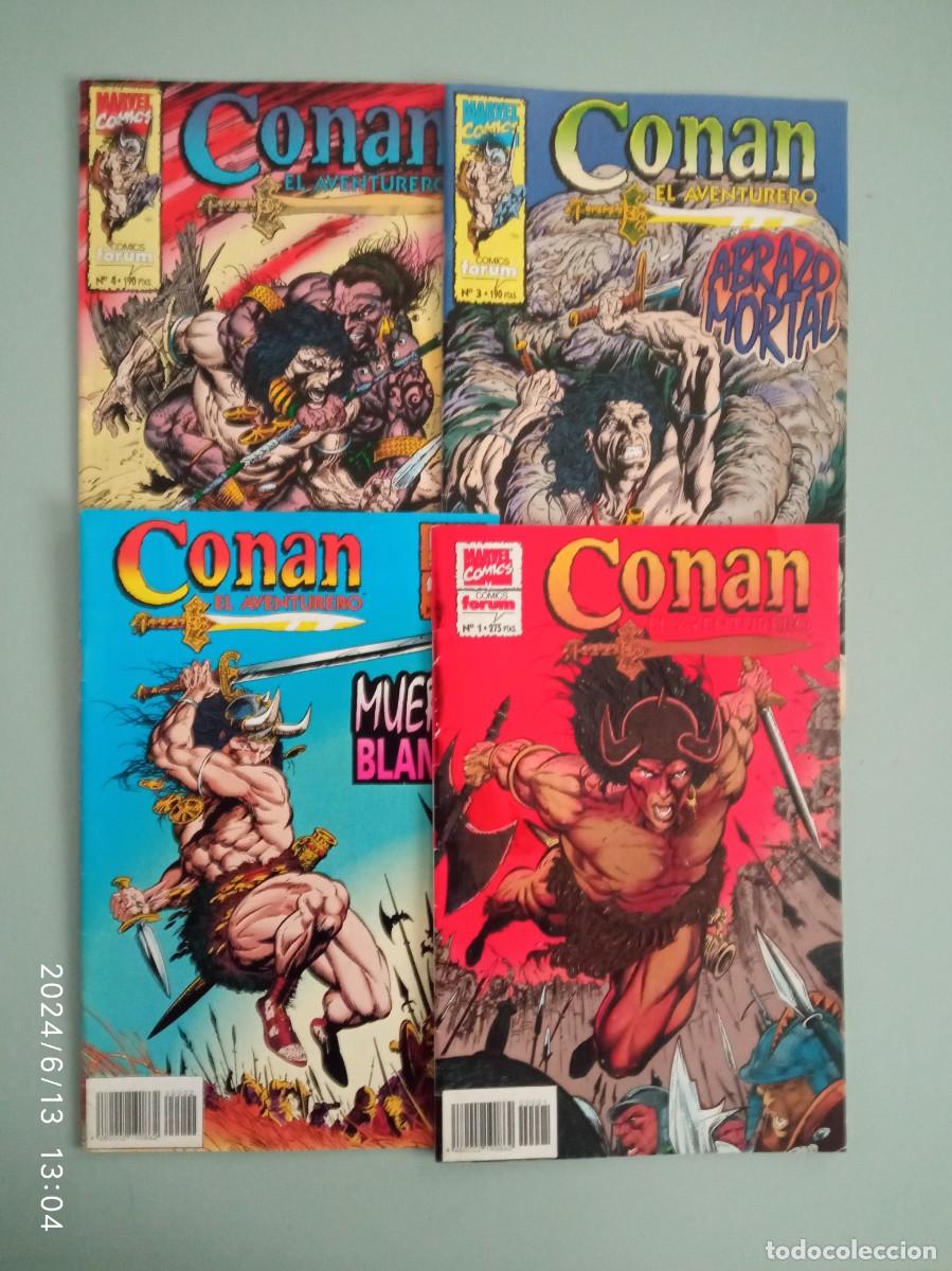C&oacute;mics: CONAN EL AVENTURERO N&ordm; 1 AL 4 . FORUM - Foto 1