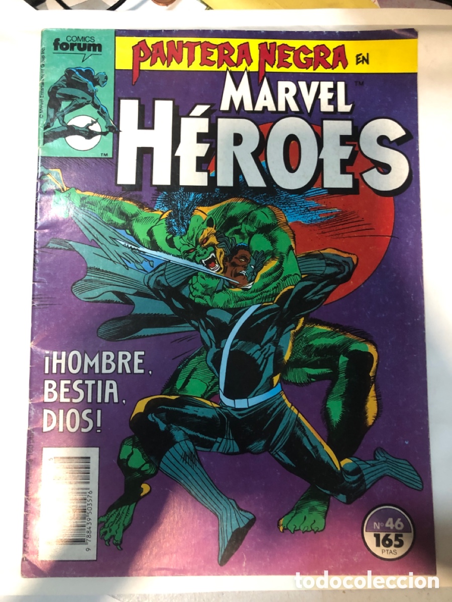 C&oacute;mics: Pantera negra en Marvel H&eacute;roes ( Numero 46 ) - Foto 1