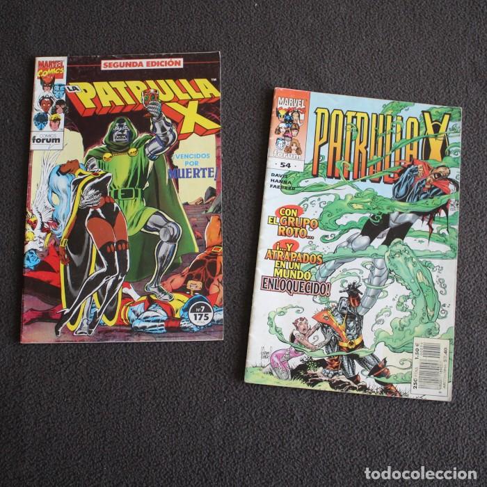 C&oacute;mics: LOTE 2 COMICS LA PATRULLA X FORUM 7 54 MARVEL - Foto 1