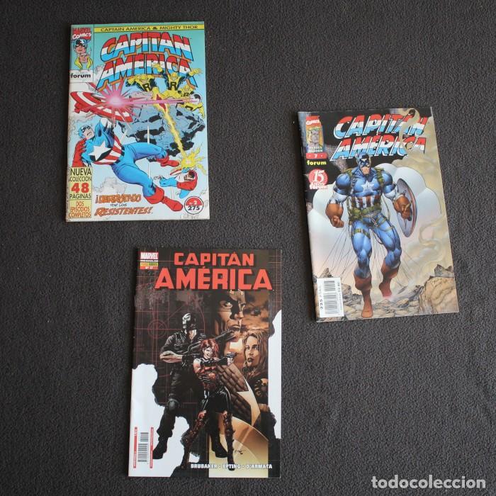 C&oacute;mics: LOTE 3 COMICS CAPITAN AMERICA FORUM 2 7 PANINI 17 - Foto 1