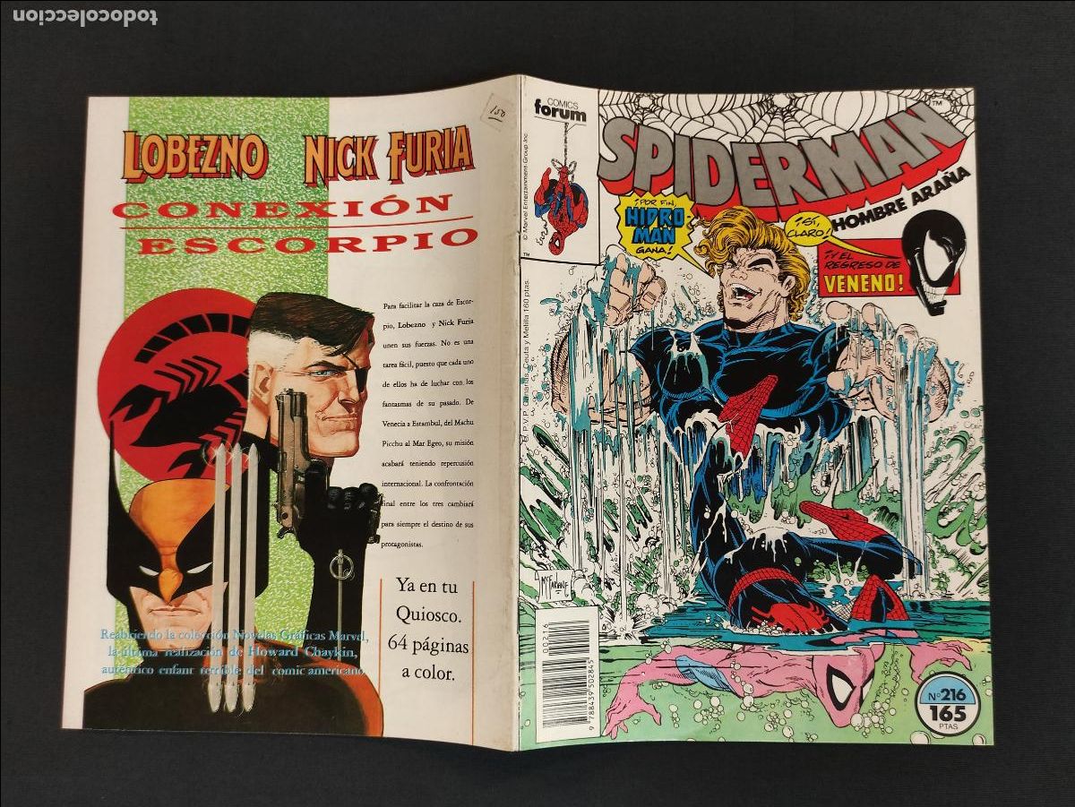 C&oacute;mics: SPIDERMAN - N&ordm; 216 -FORUM - PROCEDE DE RETAPADO - Foto 1